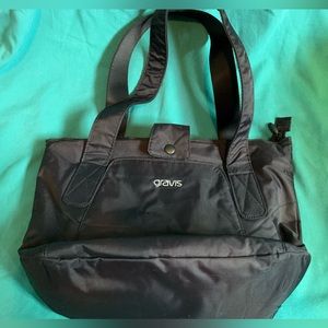 Gravis black shoulder purse/bag